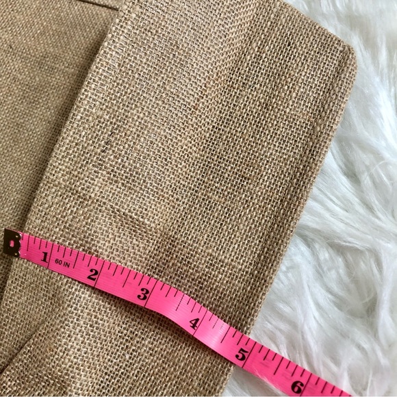 Peet’s Coffee & Tea Tan Woven Reusable Shopping Tote Bag Made in India Peetniks - Picture 4 of 6